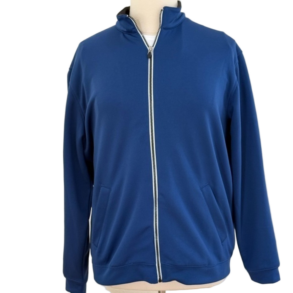 Pebble Beach Blue Zip-Up Jacket XL unisex